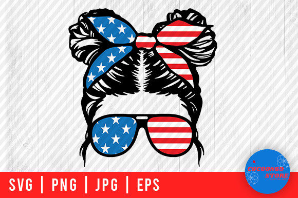 Daughter and American Mom Life Svg Review