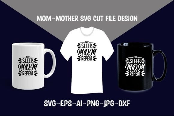 Eat Sleep Mom Repeat SVG: An Embroidery Review