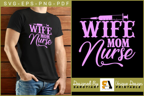 Wife Mom Nurse SVG: An Embroidery Design Review